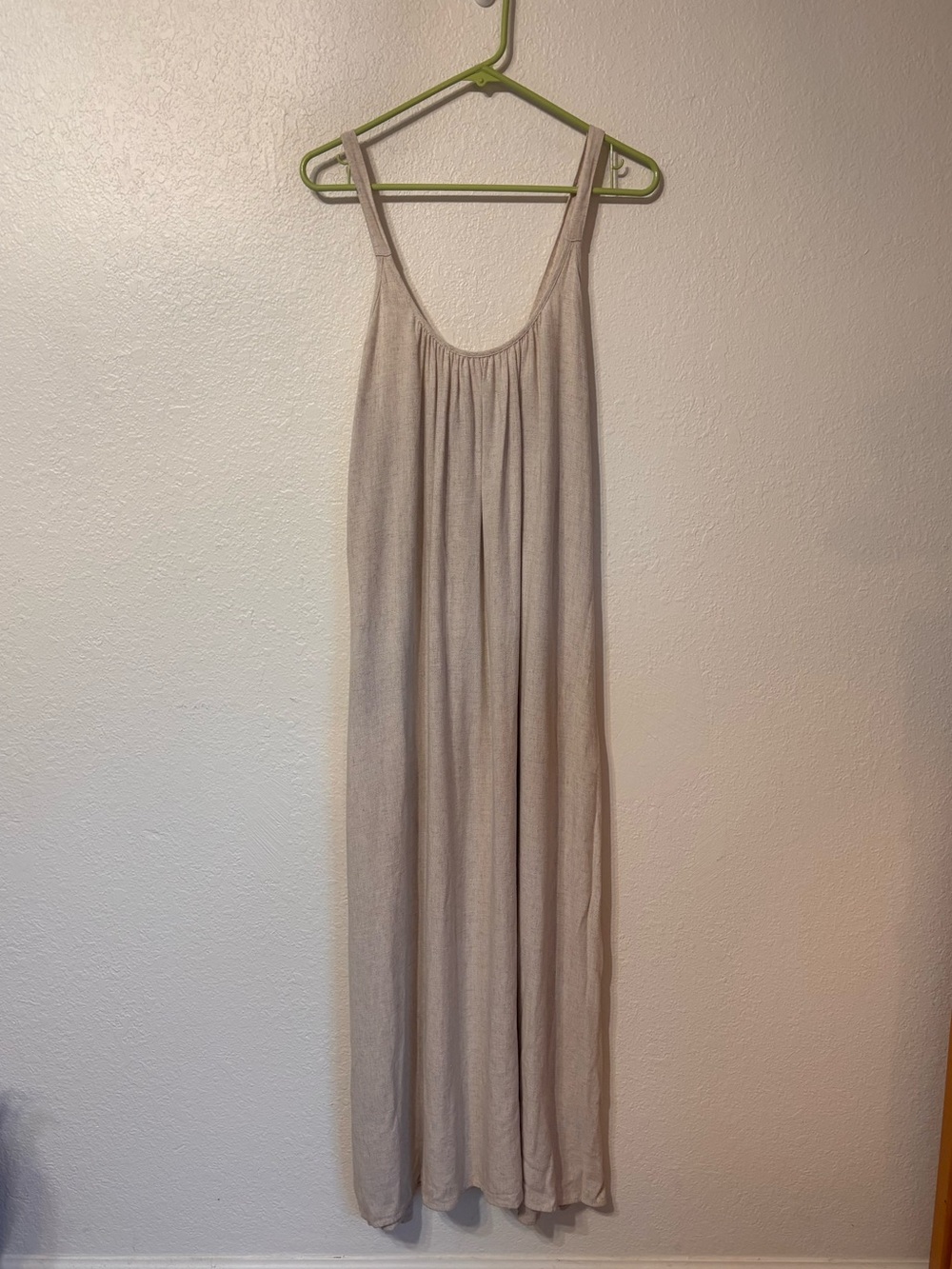 Tysa Natural Linen Blend Maxi Dress Size 0